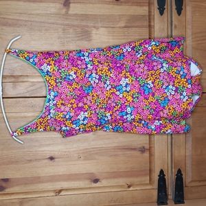 Cole Of California Ditzy Floral Vintage Swimsuit Swimdress